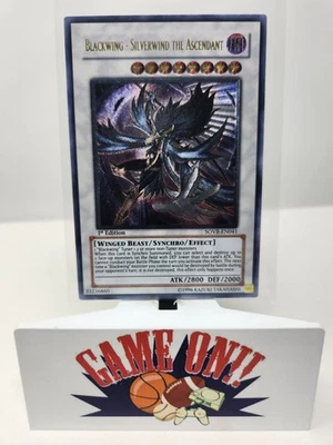 YuGiOh Blackwing Silverwind Ascendant SOVR-EN041 1st Edition Ultimate Rare NM - Image 1 of 4
