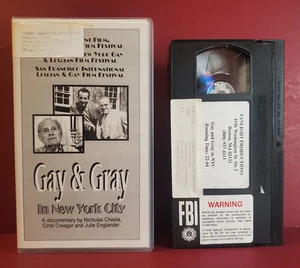 VHS Gay & Gray in New York City 1999 documentary LGBTQ HTF *BUY 2 GET 1 FREE* - Imagen 1 de 4