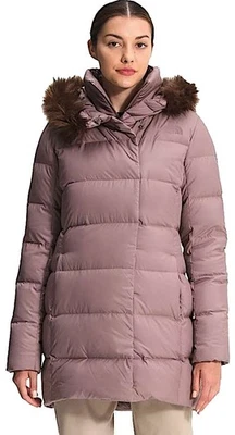 The North Face Women's New Dealio M Twilight Mauve 550 Fill Power Down Parka NWT - Image 1 of 4