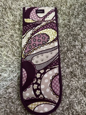 Thirty-One Plum Awesome Blossom Travel Flat Iron Case Bag Purple Floral Curling - Image 1 of 4