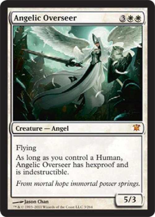 Angelic Overseer -Foil Medium Play MTG Innistrad - Image 1 of 1