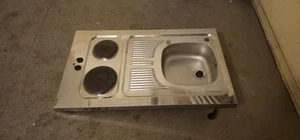 Spüle mit 2 Herdplatten - Bild 1 von 2