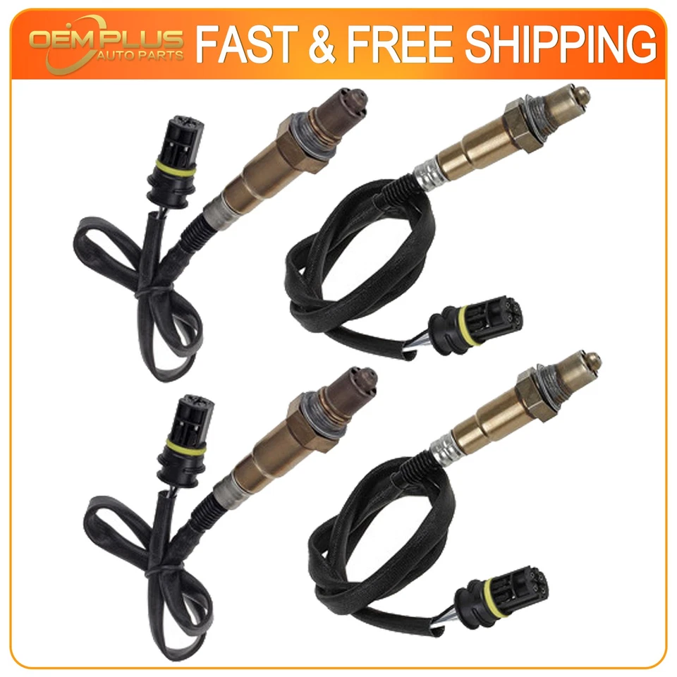 4x Sensor de oxígeno O2 ascendente y descendente para Mercedes-Benz CLK55 2003 AMG base V8 5,5 L Foto 1 de 4