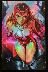 Multiverse Saga Artist Alley Scarlet Witch Cosplay Folie Virgin Variante Dhaxina  - Bild 1 von 3