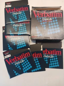 Verbatim Datalife 3.5" Microdisks MF2DD Double Sided Double Density 6 Disc - Afbeelding 1 van 1