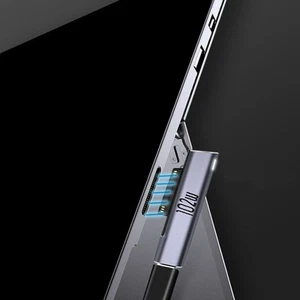 Magnetischer USB C Ladegerät Adapter Stylische Graue Oberfläche Geeignet für - Bild 1 von 9