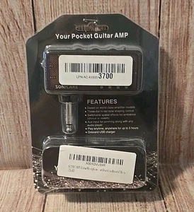 SONICAKE AMPHONIX Brit Drive QAP-01 Plug-In USB Chargeable Pocket Guitar Amp NEW - Picture 1 of 4