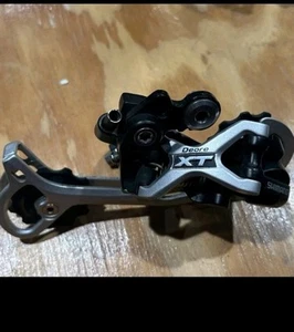 Shimano Deore XT Shadow RD-M772 Long Cage 9 Speed Rear Derailleur Mountain Bike - Picture 1 of 5