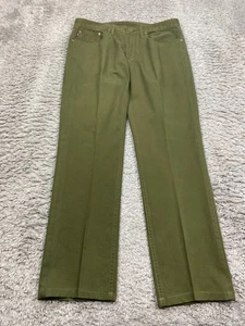 Polo Ralph Lauren Pants Men 31x32 Green Stretch Slim Straight Leg Golf Chino - Picture 1 of 13