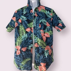 Old Navy Small Everyday Shirt Regular Fit Built In Flex Herren Tropical Hawaiian - Bild 1 von 8
