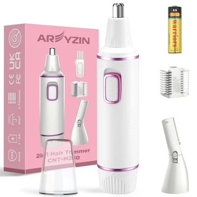 AREYZIN Painless Nose Hair Trimmer for Women 2025 Upgrade Nose Trimmer Ladies Noses Hair