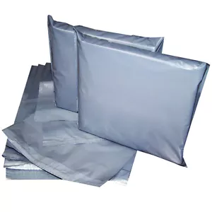 12x16' Strong Grey Mailing - Poly Postage Bags - Self Seal - No Smell UK - Picture 1 of 1