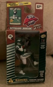 Keyshawn Johnson Topps Action Flats Figure & Card In Box 1999 NFL Collectible - Picture 1 of 3