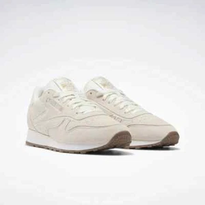 Reebok Women's Classic Leather Chalk Sneakers Size 10.5 us HQ7139 - Picture 1 of 5