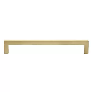 GlideRite 7-9/16" CC Solid Square Slim Bar Pull oro satinato - 21683-192-SG-1 - Foto 1 di 3