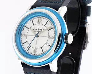 Non-Stop Watches Circle Cyan CSSS T5 Surgical Titanium 45mm $1,800 NIB - Picture 1 of 12