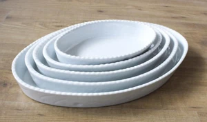 Backform 22 cm aus Porzellan oval Auflaufform backofenfest - Bild 1 von 6