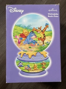 Disney Winnie The Pooh & Friends Waterglobe Hallmark Eeyore Tigger Piglet w/Box - Picture 1 of 11