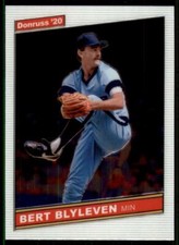 2020 Donruss Optic Retro 1986 #R86-17 Bert Blyleven - Minnesota Twins
