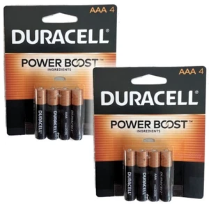 Duracell Coppertop Batteries AAA Power Boost Alkaline Battery Duracell New 2Pack - Picture 1 of 2