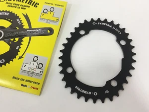 Osymetric BCD 104mm 4 Bolts 34T MTB Inner Bicycle Chainring (Black) - Picture 1 of 2