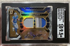 2023 Sam Laporta Panini Gold Standard RC/Au/RPA #/49 Graded 10(9.5)! -LIONS-