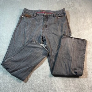 Coogi Jeans Relaxed Fit Denim Gray Distressed Look Mens Size 42x35 Vintage Baggy - Picture 1 of 20