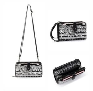 Sakroots Artist Circle SmartphoneCrossbody, Cotton Coated Canvas - Picture 1 of 6