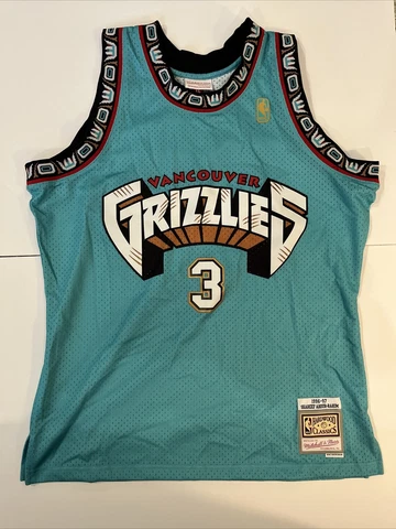 Shareef Abdur-Rahim Vancouver Grizzlies Men's 1996-97 Teal Swingman Jersey Cover