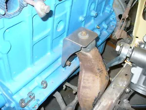 10061 1952-54 CHEVY CAR w/ 1958-62 235 261 ENGINE ADAPTER SIDE MOTOR MOUNTS - Picture 1 of 6