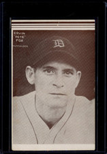 1934 Detroit Tigers Annis Furs Team Issue Ervin "Pete" Fox