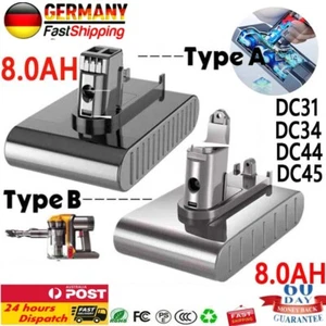 Batteria 8000 mAh per Dyson Type B Type A DC31 DC34 DC35 DC45 Animal 917083-01 6,8 Ah - Foto 1 di 28