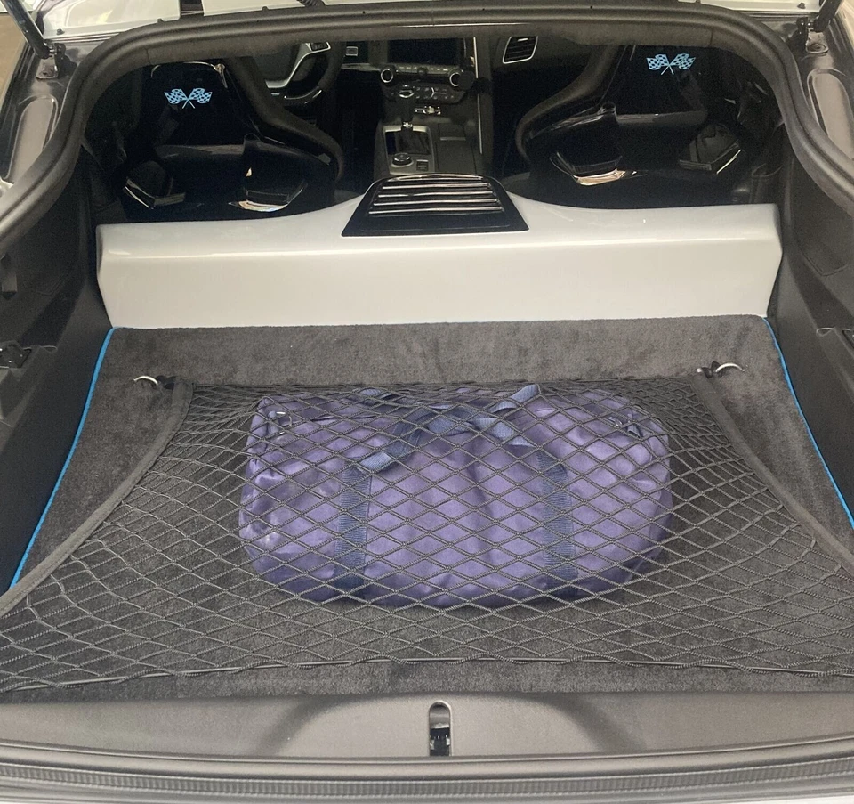 Rede de carga web estilo piso tronco traseiro para Chevrolet Corvette 2014-2019 nova em folha - Imagem 1 de 4