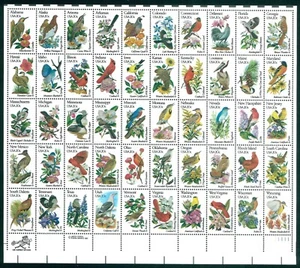 Scott #2002c 20¢ State Birds & Flowers Mint Sheet MNH  CV $48.69 - Picture 1 of 10