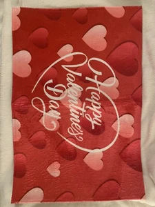 Happy Valentine's Day Heart Shaped Pattern Door Mat Rug 15.7"x23.6" - Picture 1 of 10