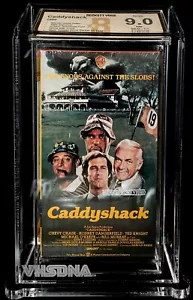 VHS 1986 Caddyshack - *SEALED, 9.0 GRADE, EARLY RELEASE, WHV WM ON FRONT* - Picture 1 of 2