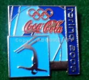 2006 TORINO OLYMPICS SKIING ARIALS COCA-COLA SPONSOR Pin 