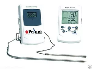 Primo Keramik Grill Digital LCD Fernbedienung/BBQ Raucher Dual Blei Thermometer 339 - Bild 1 von 1