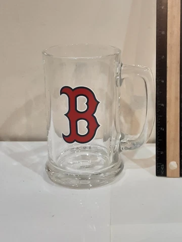 BOSTON RED SOX MLB BASEBALL GLASS STEIN Cover