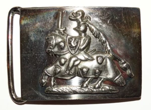 BRITISCHES MILITÄR MÜTZENABZEICHEN, Fife & Forfar Yeomanry Offiziersgürtelschließe - Bild 1 von 2