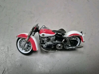 1/24 FRANKLIN MINT CLASSIC 1958 DUO GLIDE HARLEY DAVIDSON MOTORCYCLE BIKE USED - Image 1 of 4