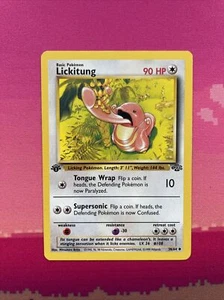 Tarjeta Pokemon Lickitung Jungle 1ª Edición Poco Común 38/64 Casi Como Nueva - Imagen 1 de 4