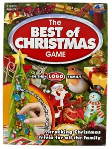 The Best of Christmas Logo Board Game by Drumond Park 2019 ~ Complete - Picture 1 of 10
