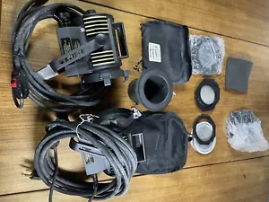 LTM 300W Pepper Small Fresnel Light w/ Barn Doors, On/Off Switch + Extras - Picture 1 of 4