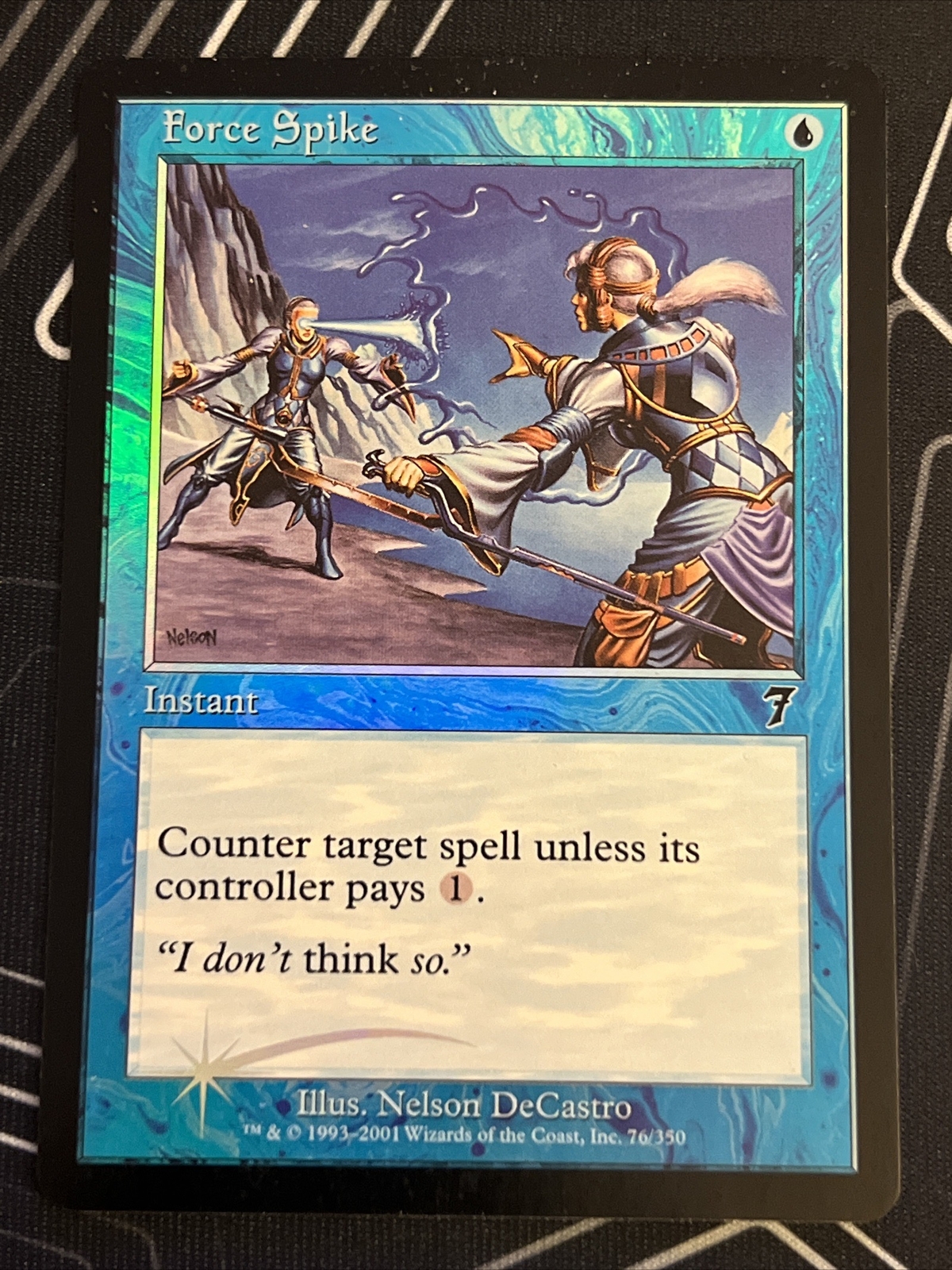 1x Foil Force Spike (76) 7th Edition LP MTG Magic the Gathering x1 MKE
