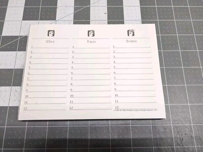 Almohadillas de puntuación de hojas de respuestas de repuesto para juegos Scattergories Foto 1 de 2