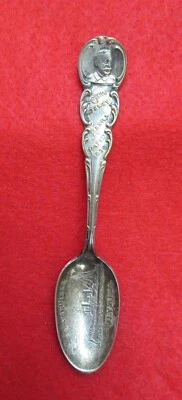 U.S. Cruiser Olympia - Almirante Dewey 1898 - Cuchara de recuerdo 4-1/2"L Foto 1 de 4