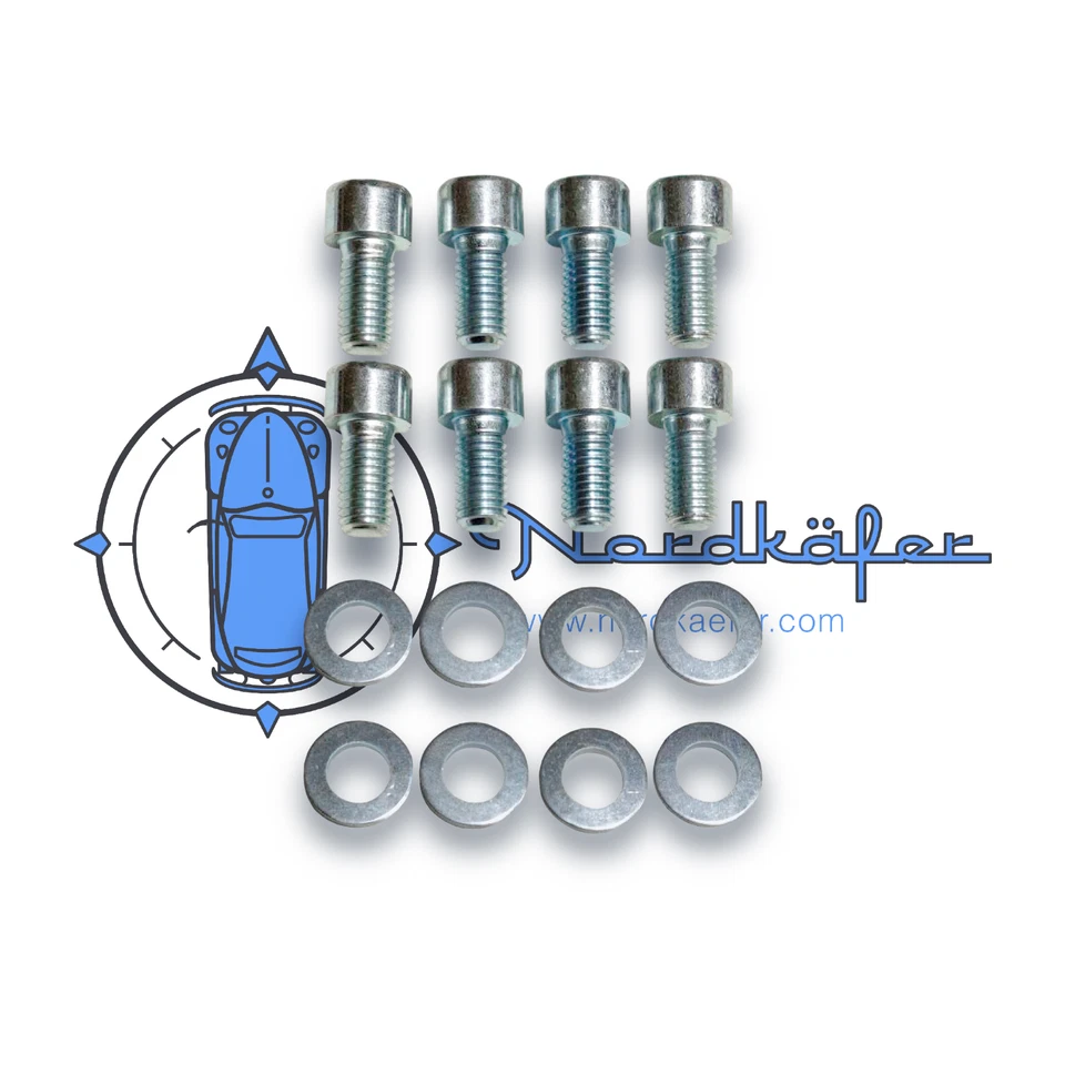 Anbausatz Drehstabdeckel 10.9 VW Käfer, Karmann Ghia, Typ 181 - Bild 1 von 1