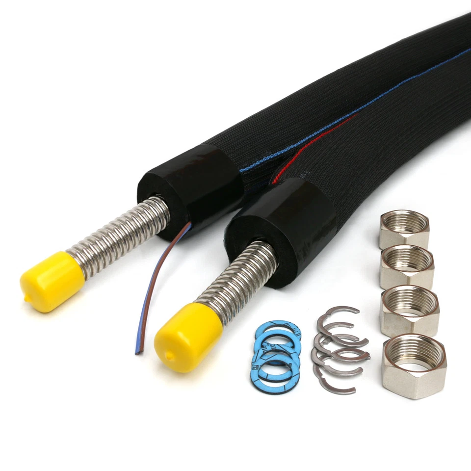 Solarrohr Solarleitung Edelstahlwellrohr Isoliert Doppelrohr Solar DN16 u. DN20 - Bild 1 von 1