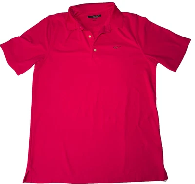 Camisa de Golf Greg Norman Estilo Polo 3 Botones Salmón Para Hombre Grande Play Dry L Foto 1 de 4